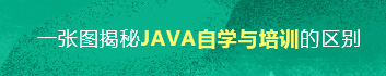 一張圖揭秘Java自學和培訓的區別