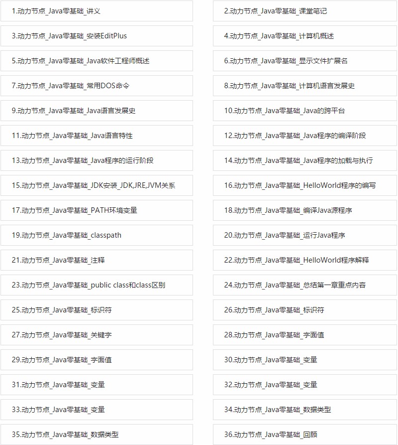 動力節點只專注Java培訓