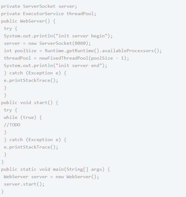 java web服務(wù)器學(xué)習(xí)，簡單得實現(xiàn)思路