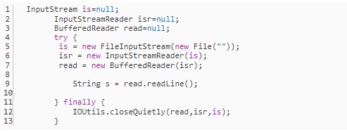Java學習，java io流關閉