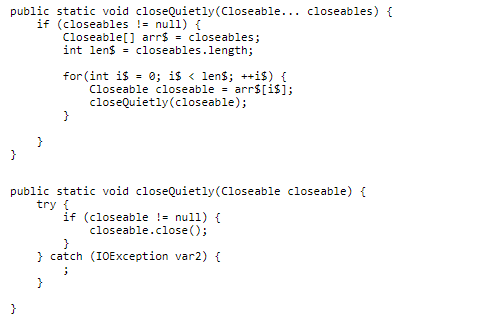 Java學習，java io流關閉