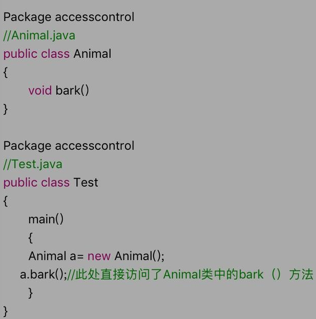 編程入門學(xué)習(xí)，java的默認(rèn)訪問權(quán)限
